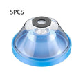 Blue plastic drill dust cover for electric hammer and hand drill, single or five-piece pack