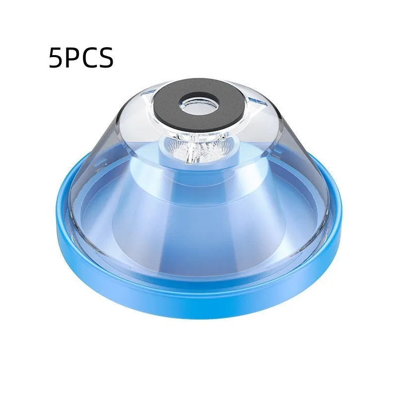 Blue plastic drill dust cover for electric hammer and hand drill, single or five-piece pack