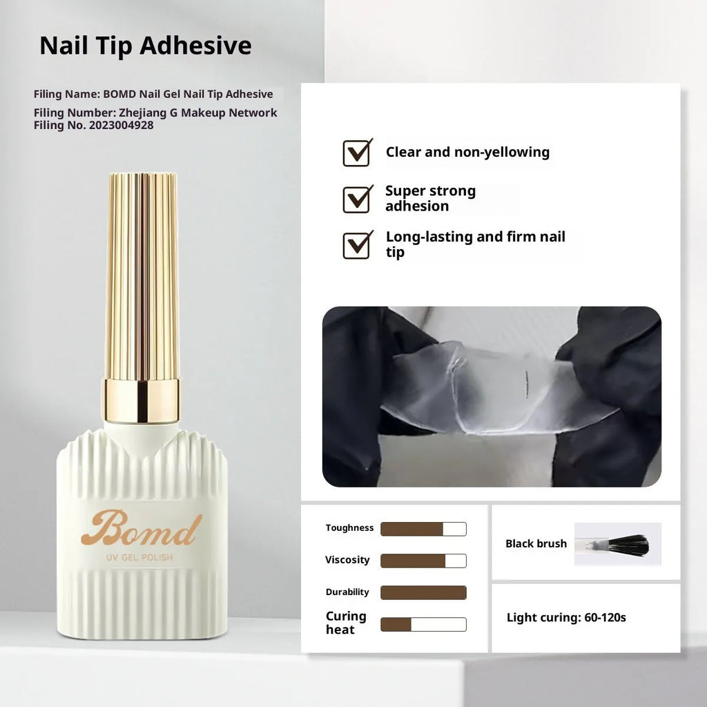 Nail adhesive kit with removable primer and crystal plated seal coat in 15ml bottles