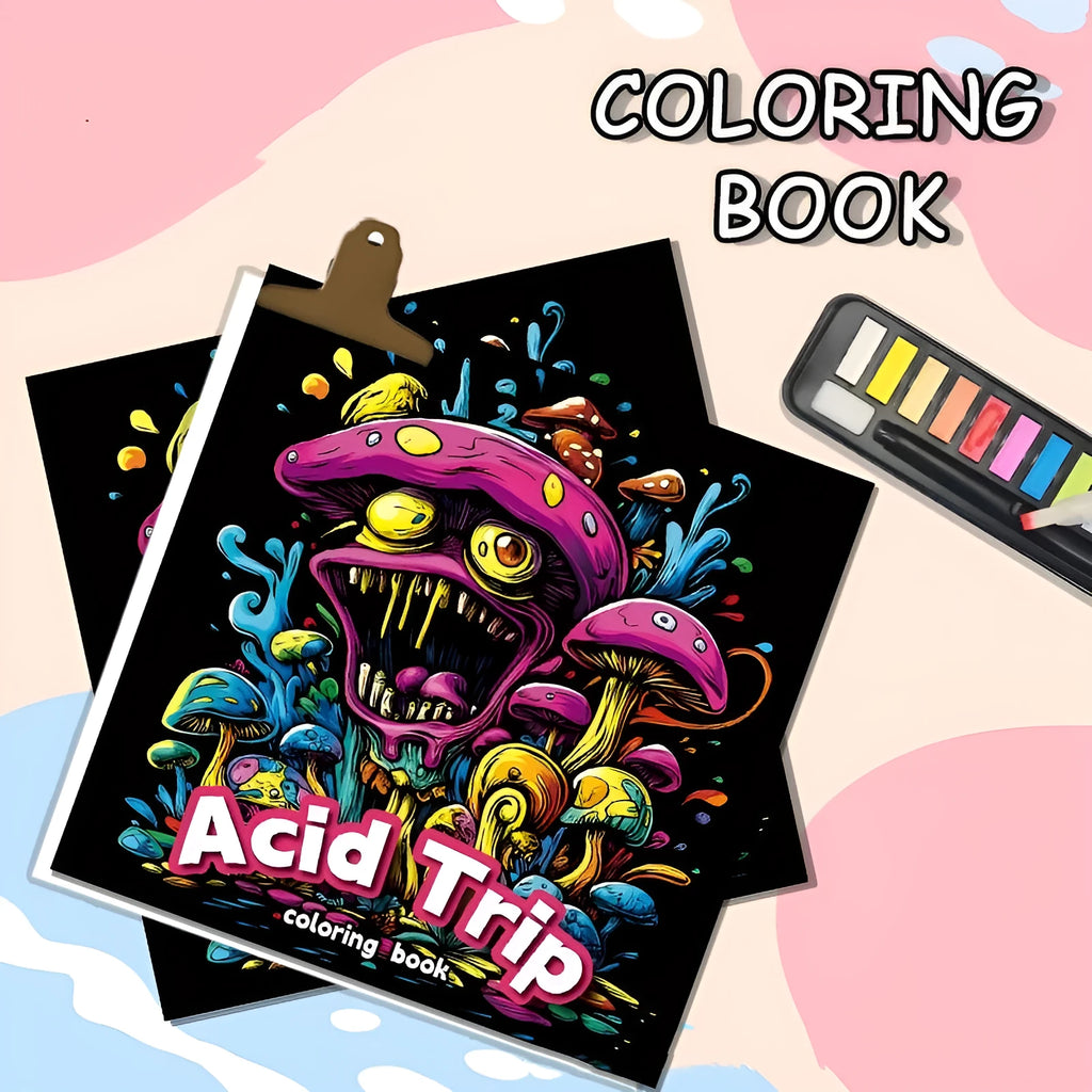 Acid tour coloured 200mm creative painting book for drawing and sketching