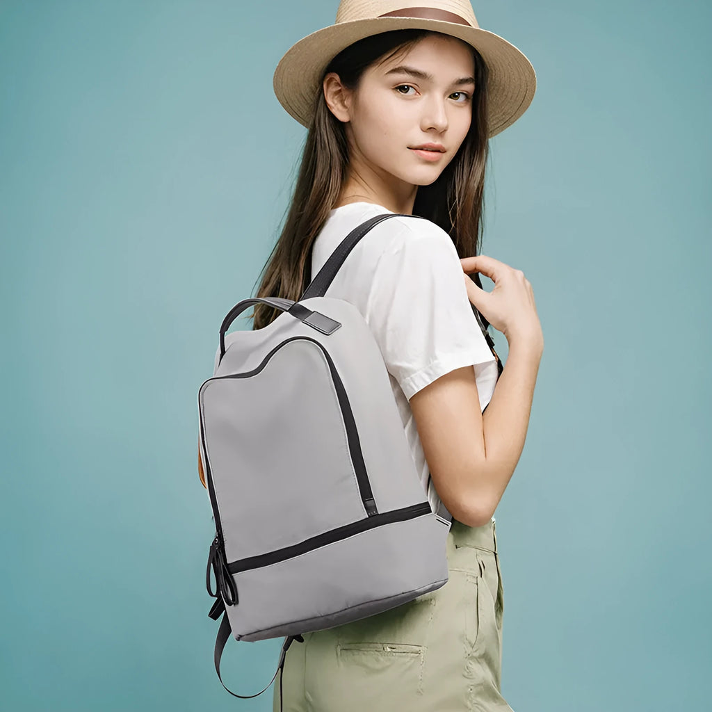 Blue black Marco Leideng ultra light Oxford cloth travel backpack with below 20L capacity