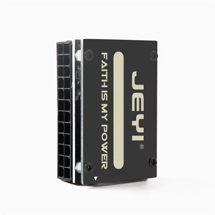 24Pin ATX power supply 90-degree steering elbow with RGB lighting