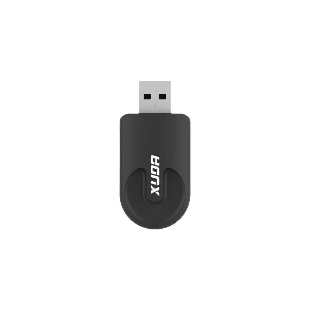 Black mini Carplay USB wireless adapter showing 26x55x13mm dimensions