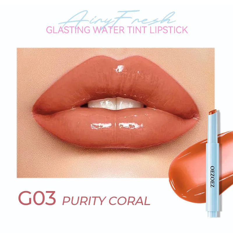 Waterproof moisturising lipstick bullet in six natural shade options from Z0033-G01 to Z0033-G06