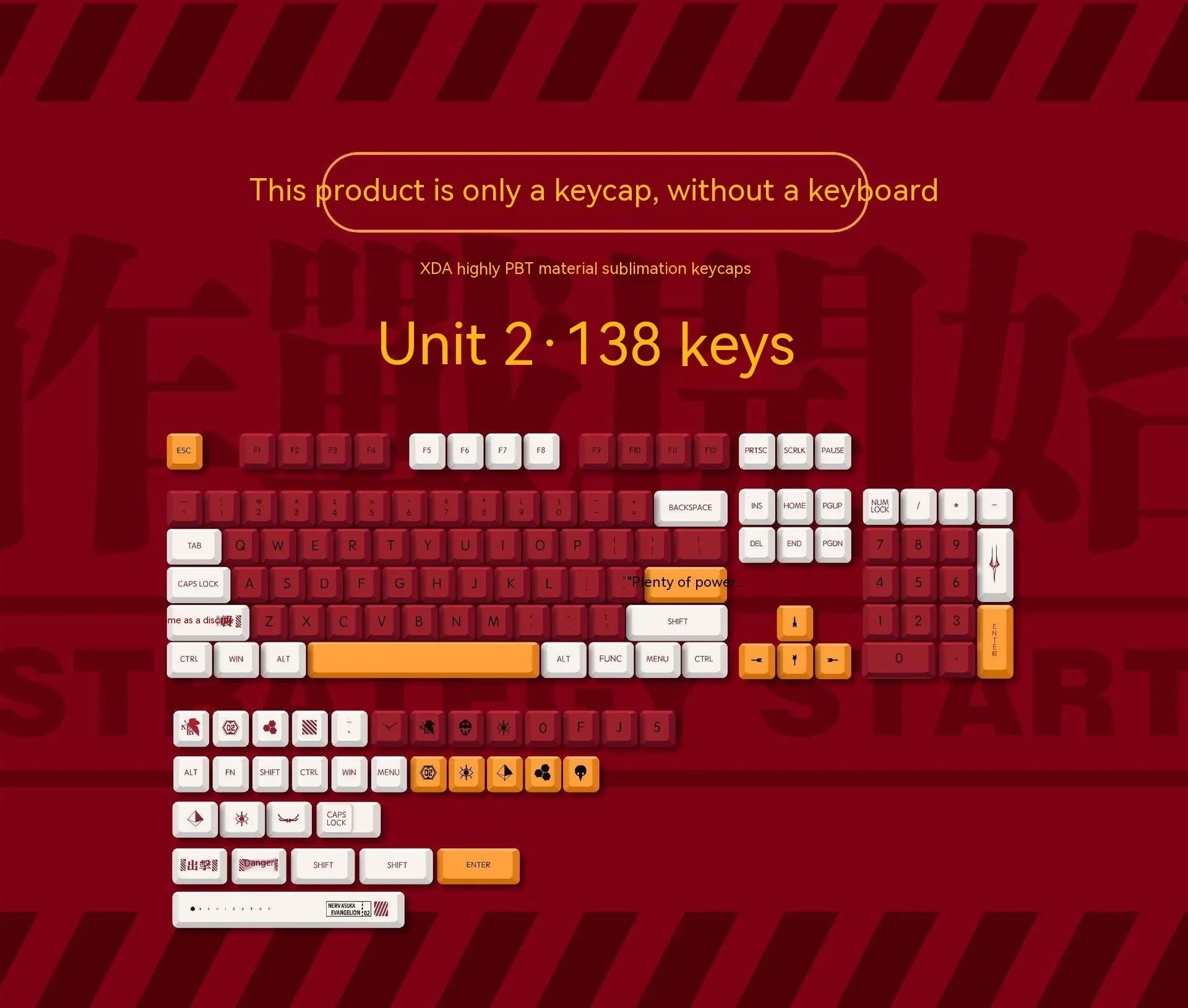 PBT sublimation key cap set with Boy and Girl colour matching for mechanical keyboards
