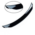 Large bright black sports tail blade trim for Mazda 3 Axela Exela rear bumper.
