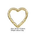 Copper climbing buckle with zircon detail in gold or silver electroplated finish.