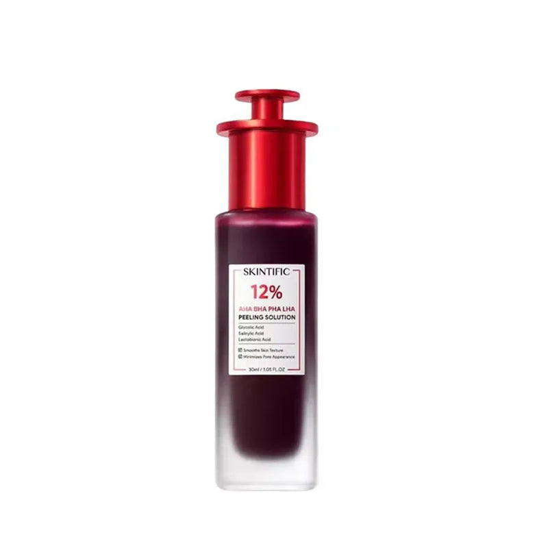 Essence bottle for facial exfoliating care in 30ml or 35ml size options