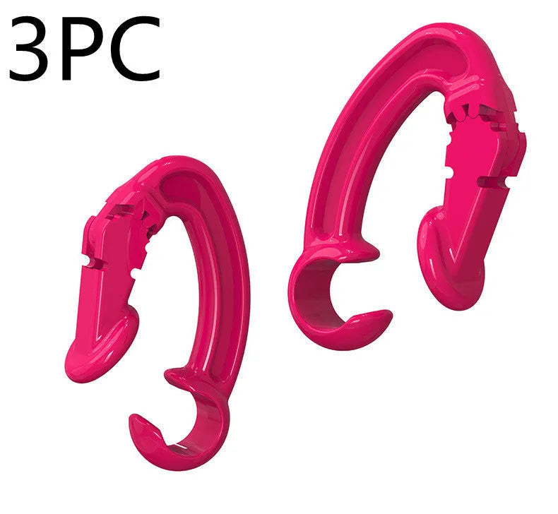 Ear hooks compatible earbud clips for sport running cycling – black ear hook with earbud attached