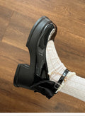 Women's beige Mary Jane shoes with 6cm chunky heel and round toe in PU leather